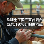 铁建重工国产首台复合型沉井式竖井掘进机成功应用（图1）