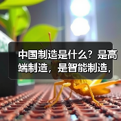 中国制造是什么？是高端制造，是智能制造，更是...