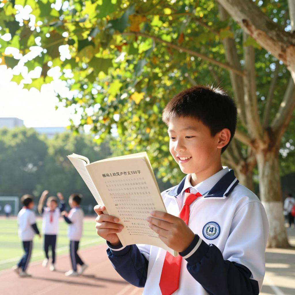 操场上的笑声作文550字 操场上的笑声作文550字第一张图