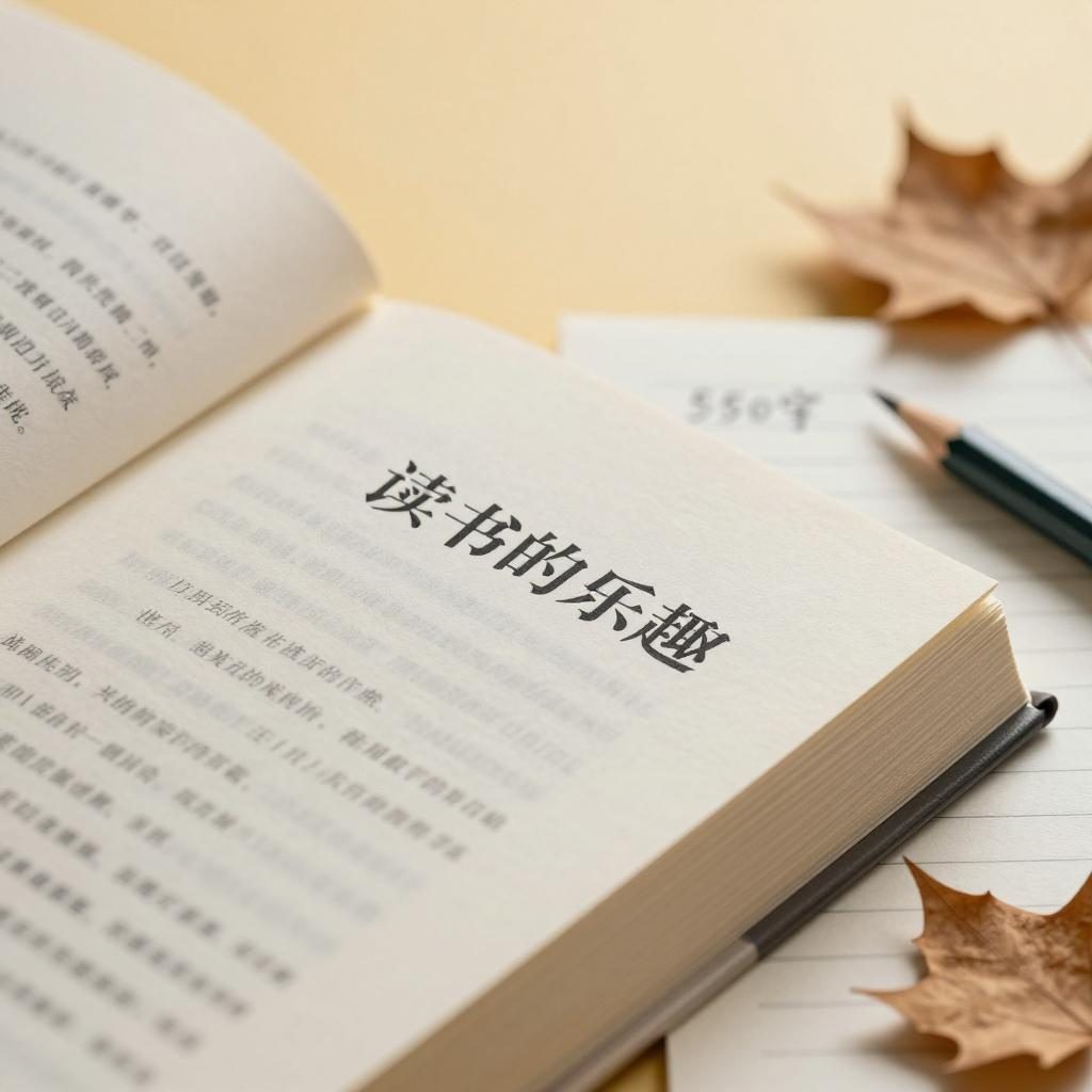 读书的乐趣作文550字第二张图