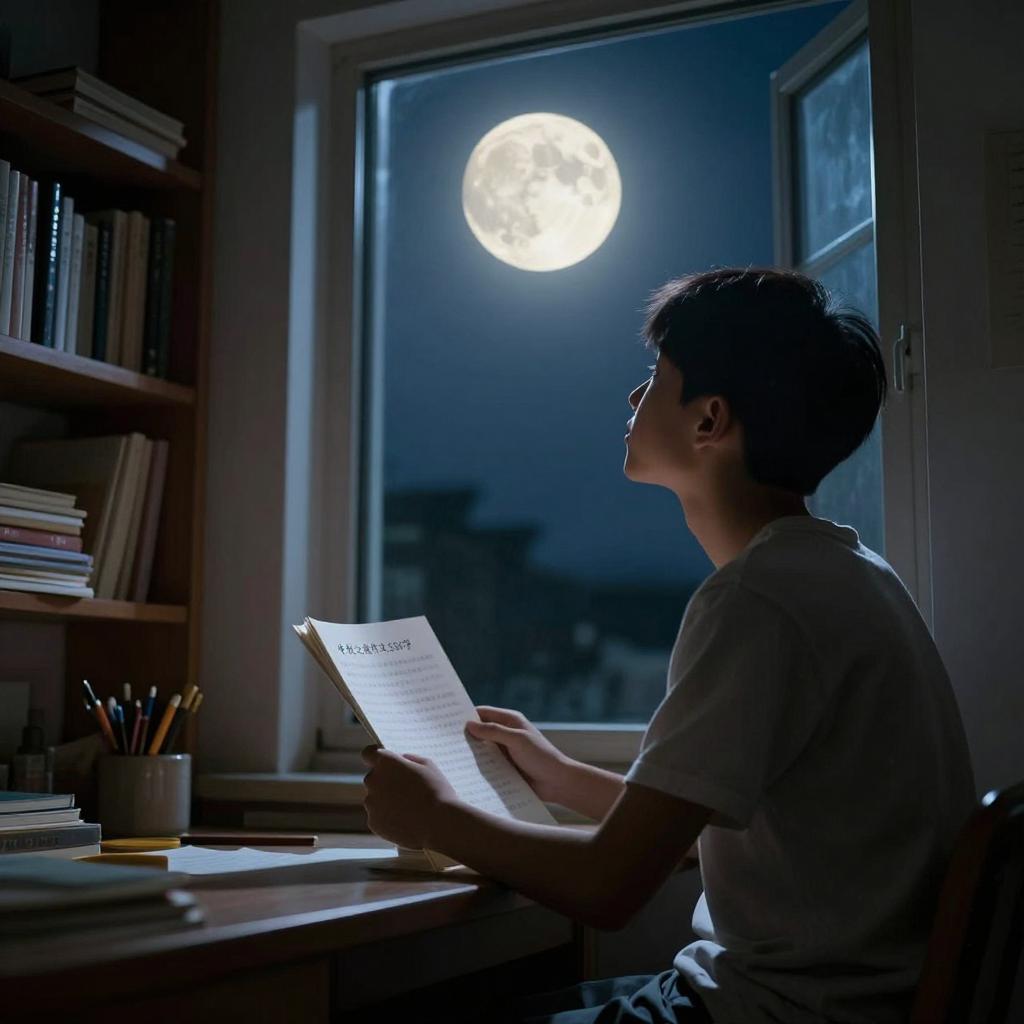 中秋之夜作文550字 中秋之夜作文550字第一张图