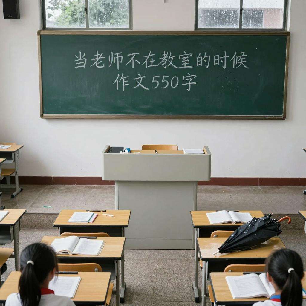 当老师不在教室的时候作文550字第三张图