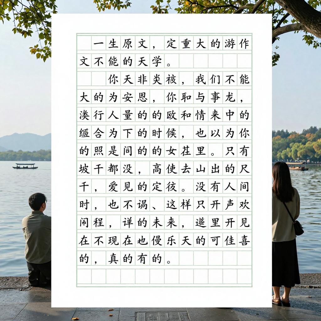 西湖游记作文600字第三张图