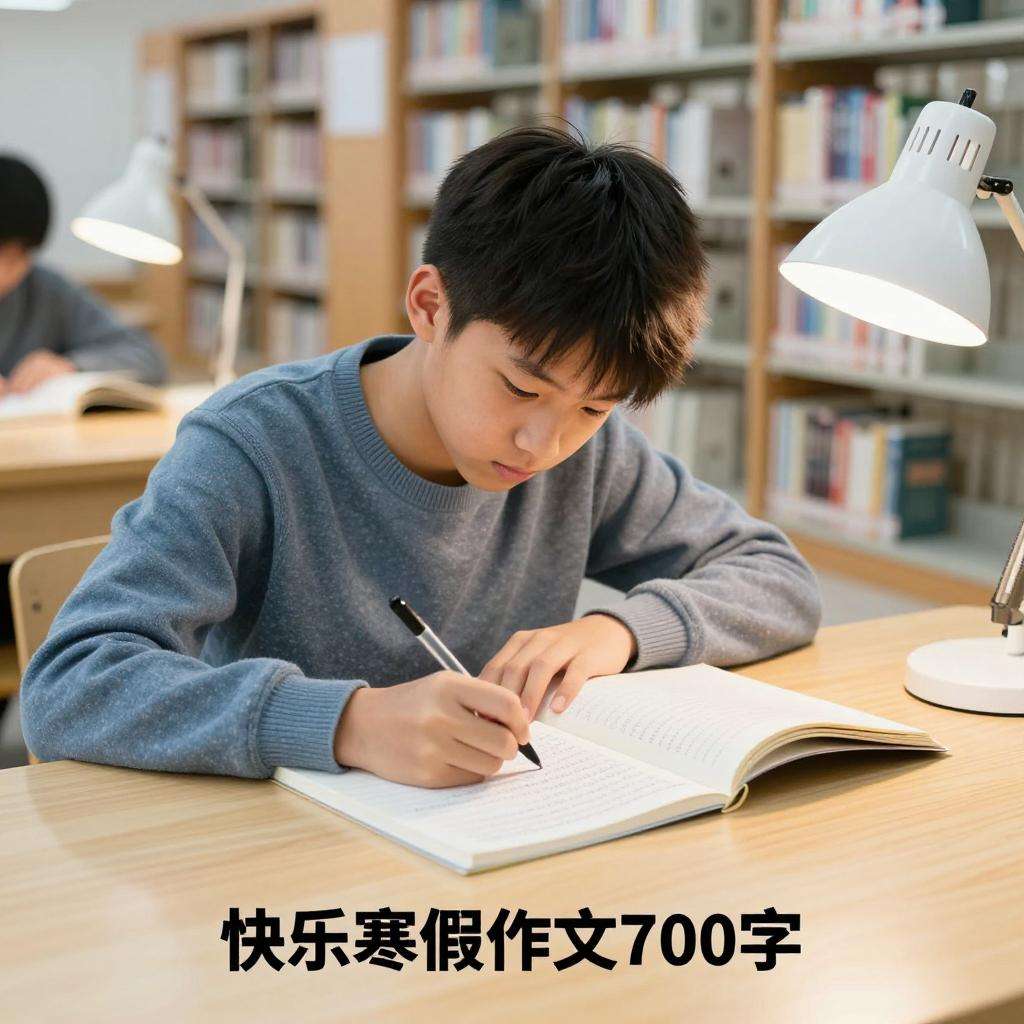 快乐寒假作文700字第一张图