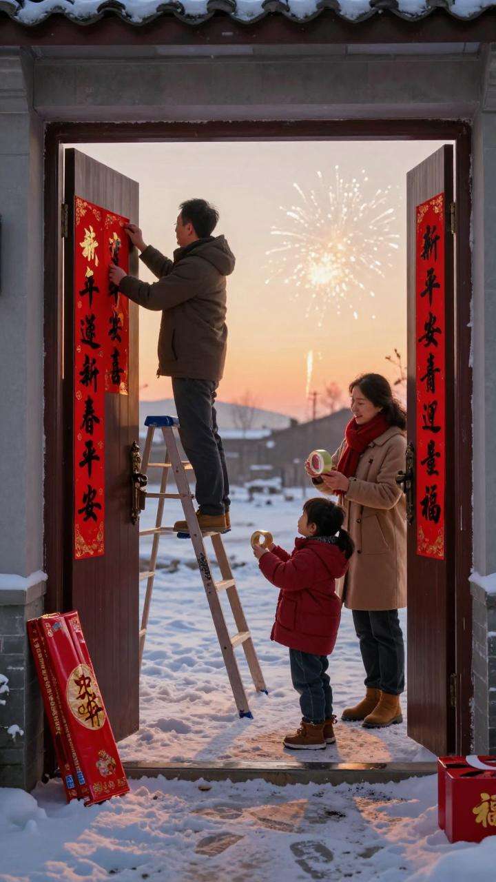放烟花迎新年作文400字第二张图