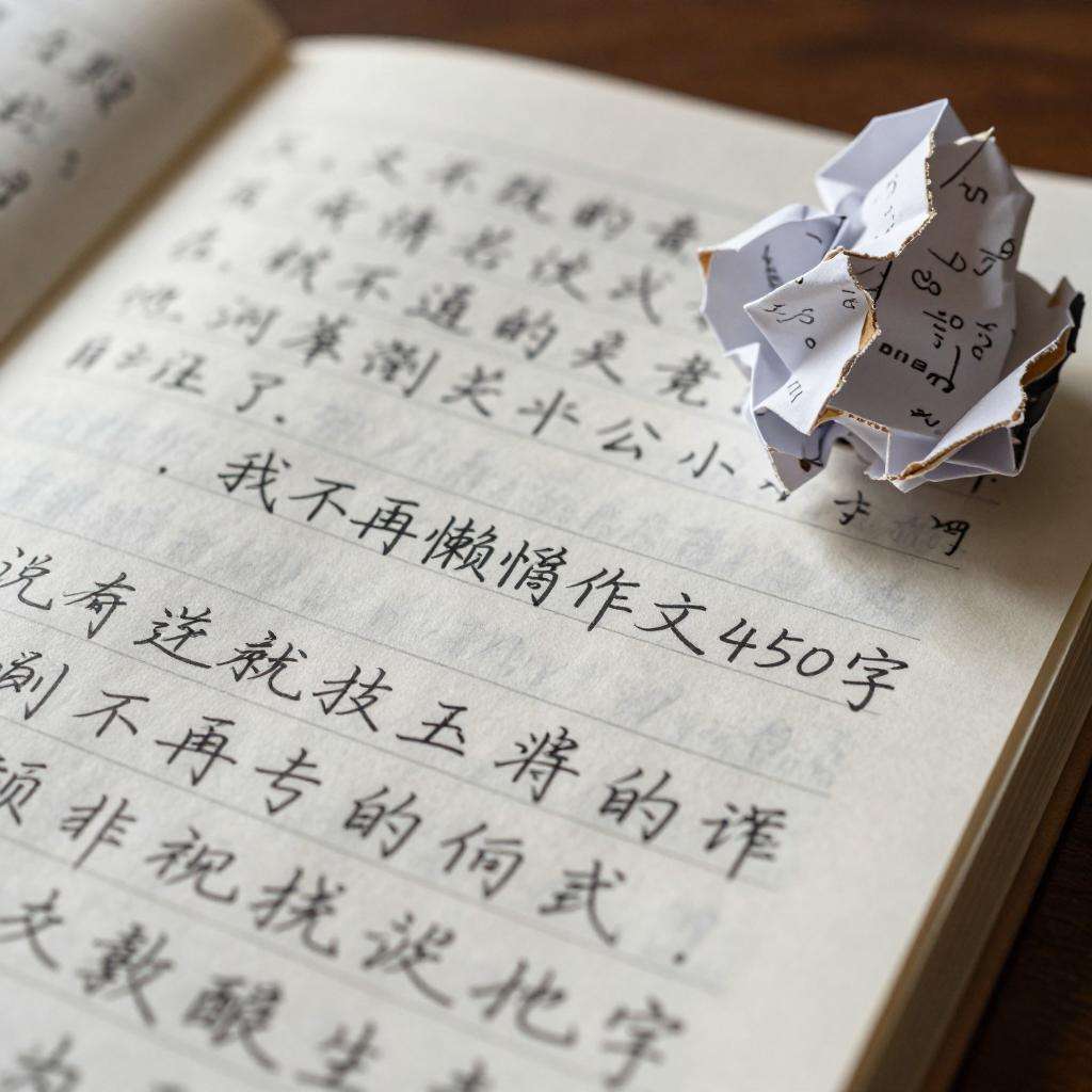 我不再懒惰作文450字第二张图