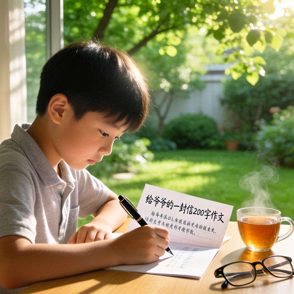 给爷爷的一封信200字作文 给爷爷的一封信200字作文第一张图