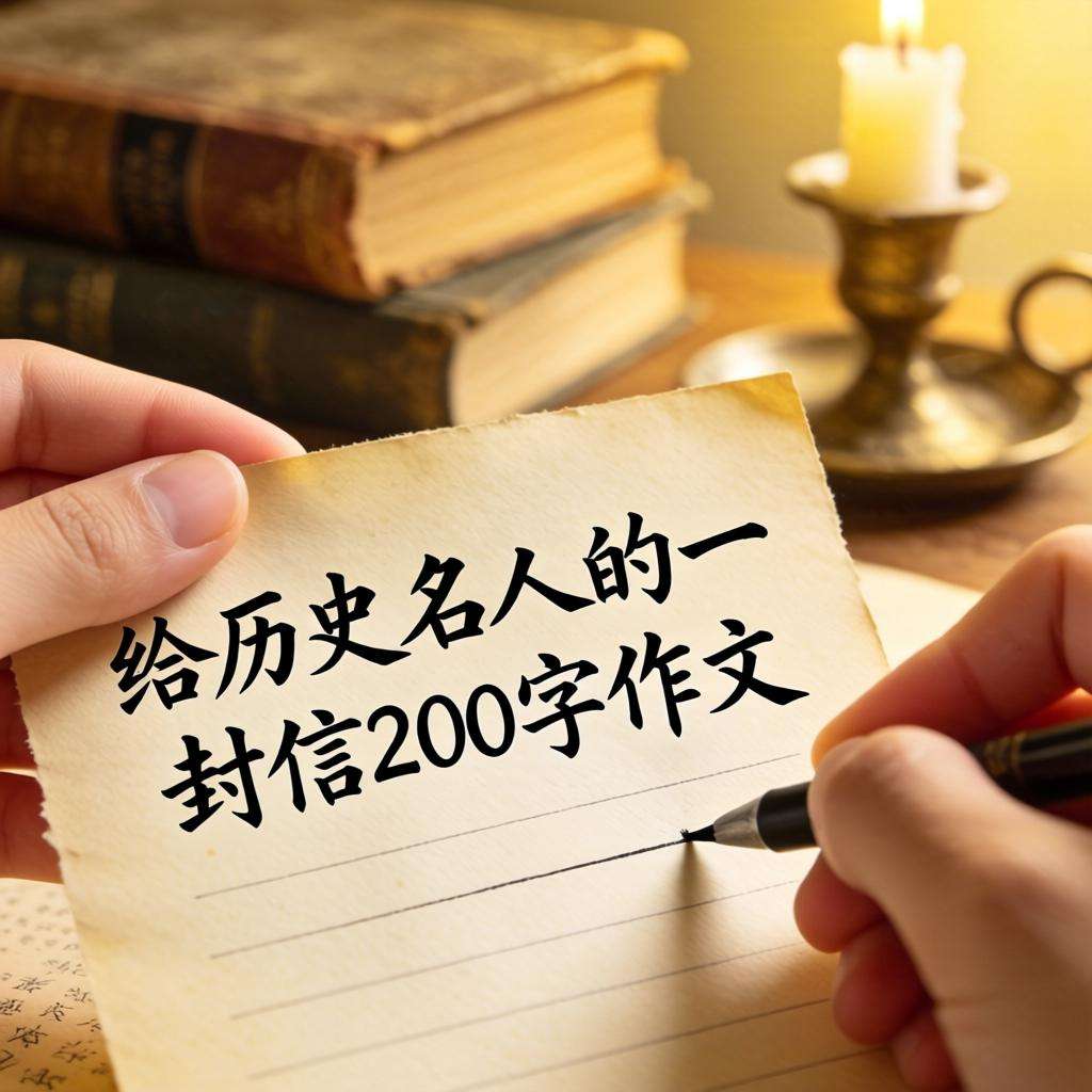 给历史名人的一封信200字作文第二张图