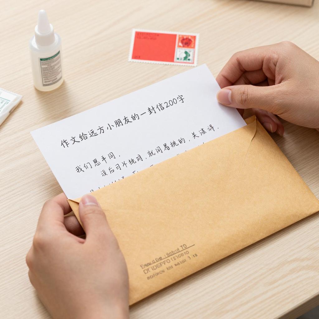 作文给远方小朋友的一封信200字第三张图