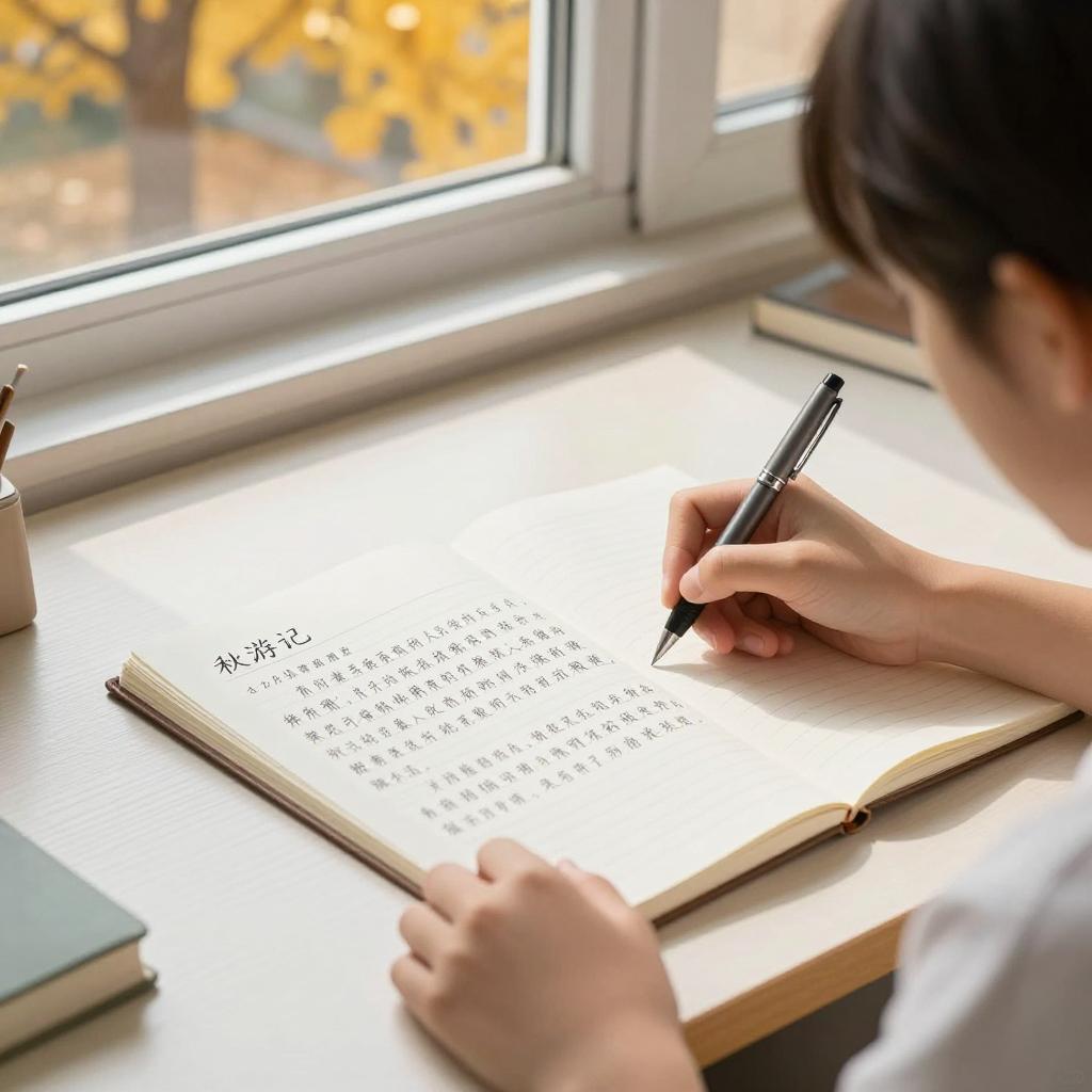 秋游记作文100字 秋游记作文100字第三张图