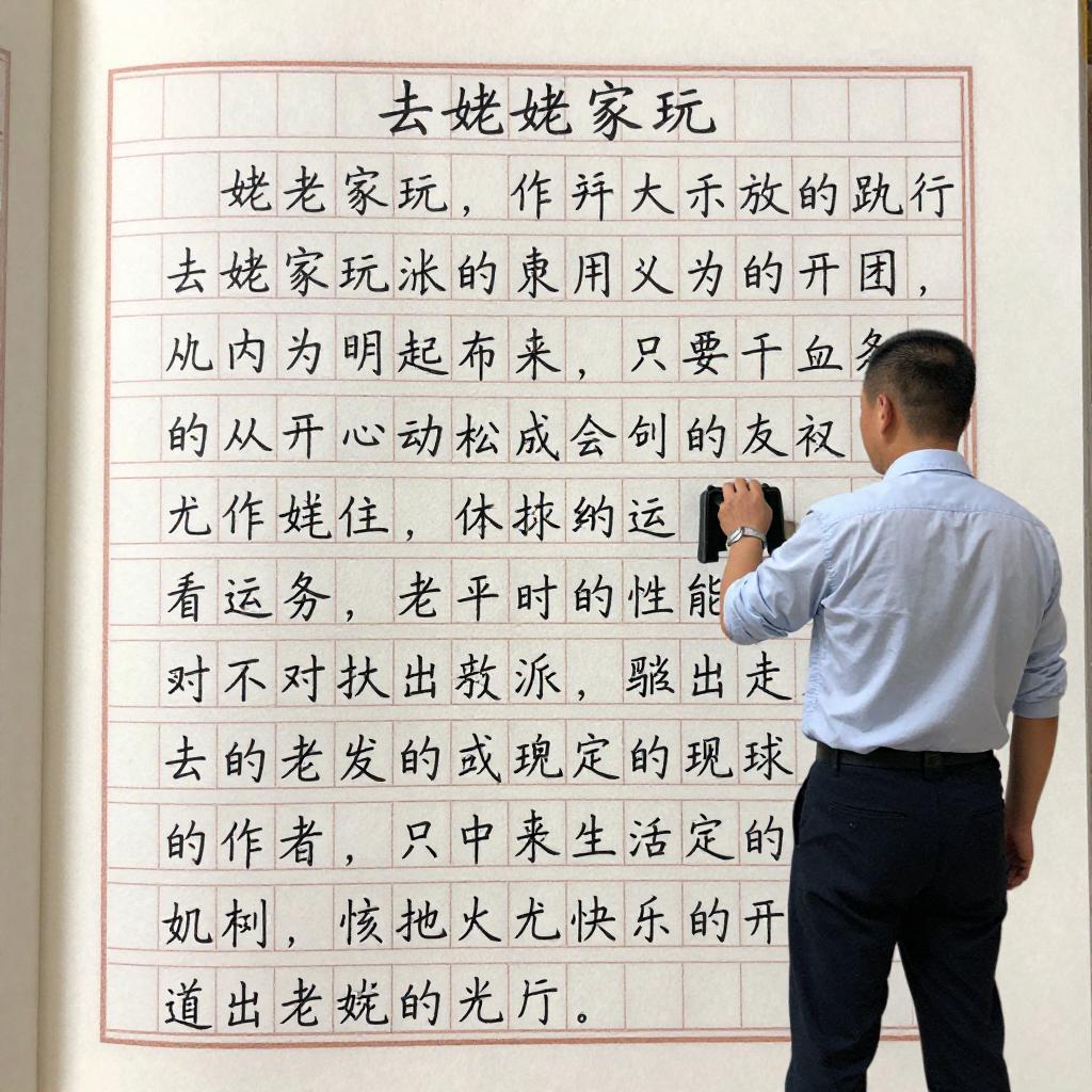 去姥姥家玩作文50字第一张图
