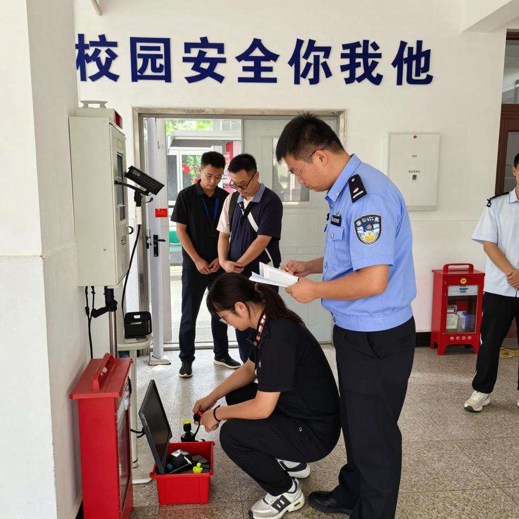 校园安全你我他作文500字第一张图
