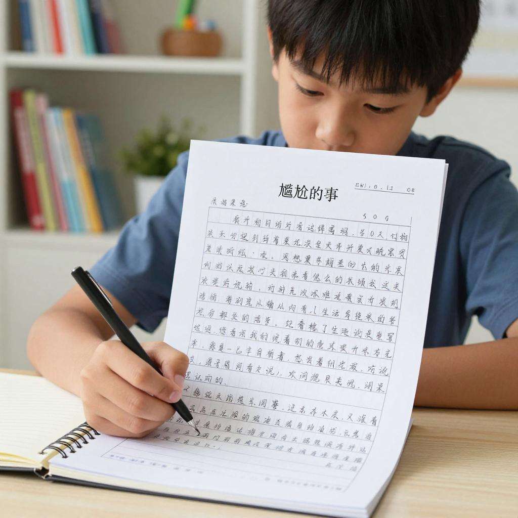 尴尬的事作文500字第三张图