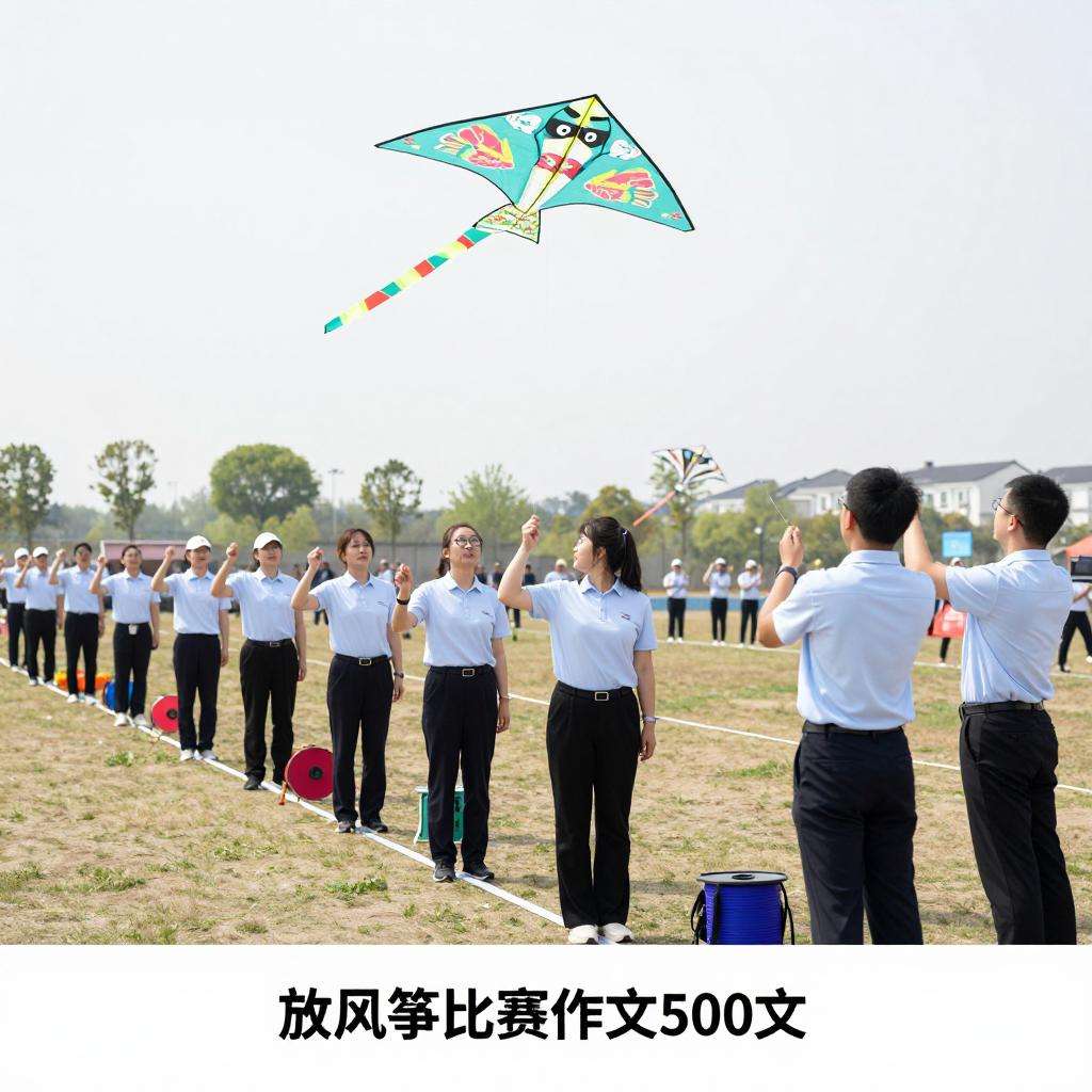 放风筝比赛作文500字第一张图