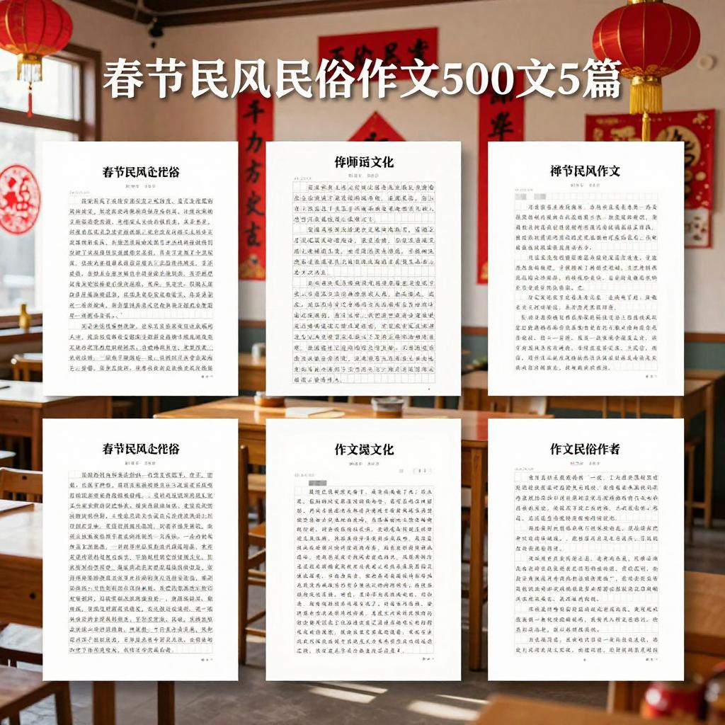 春节民风民俗作文500字5篇 春节民风民俗作文500字5篇第三张图