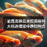 渝昆高铁云贵段首座特大桥连续梁中跨顺利合龙(图1) 渝昆高铁云贵段首座特大桥连续梁中跨顺利合龙(图1)