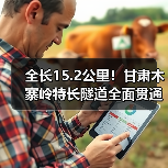 全长15.2公里!甘肃木寨岭特长隧道全面贯通(图4) 全长15.2公里!甘肃木寨岭特长隧道全面贯通(图4)