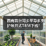 西南首台同步平导多支护敞开式TBM下线!(图1) 西南首台同步平导多支护敞开式TBM下线!(图1)