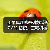 上半年江苏班列数增长7.8% 纺织、工程机械搭车出口海外（图3）