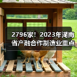 2796家！2023年湖南省产融合作制造业重点企业（图1）