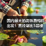 国内最大的高铁盾构机出发！直径堪比5层楼