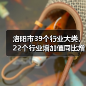洛阳市39个行业大类，22个行业增加值同比增长（图3）