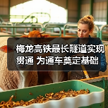 梅龙高铁最长隧道实现贯通 为通车奠定基础(图2) 梅龙高铁最长隧道实现贯通 为通车奠定基础(图2)