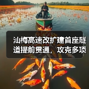 汕梅高速改扩建首座隧道提前贯通,攻克多项技术难题(图2) 汕梅高速改扩建首座隧道提前贯通,攻克多项技术难题(图2)