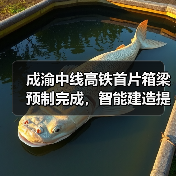 成渝中线高铁首片箱梁预制完成,智能建造提速效率提升(图3) 成渝中线高铁首片箱梁预制完成,智能建造提速效率提升(图3)