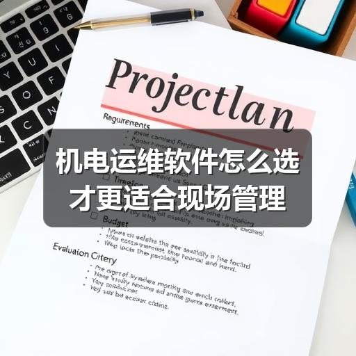 机电运维软件怎么选才更适合现场管理