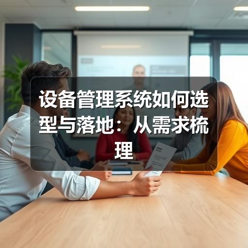 设备管理系统如何选型与落地:从需求梳理到日常维护