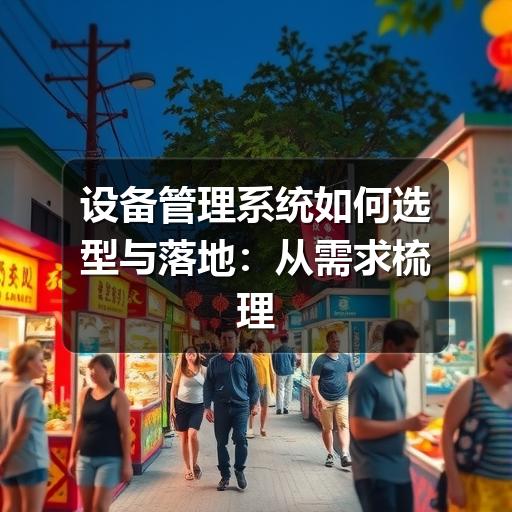 设备管理系统如何选型与落地：从需求梳理到日常维护
