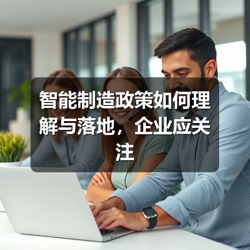 智能制造政策如何理解与落地，企业应关注哪些重点