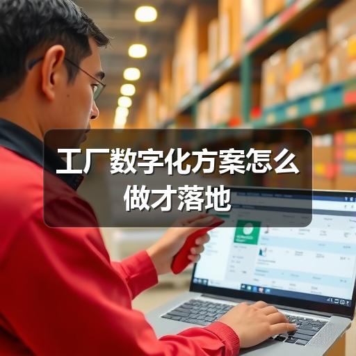 工厂数字化方案怎么做才落地