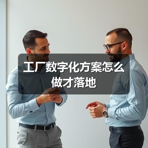 工厂数字化方案怎么做才落地