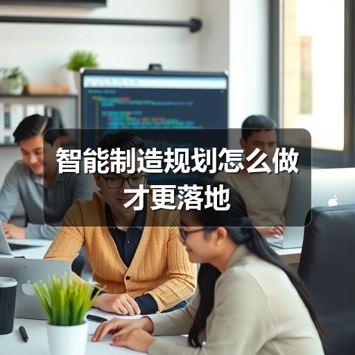 智能制造规划怎么做才更落地