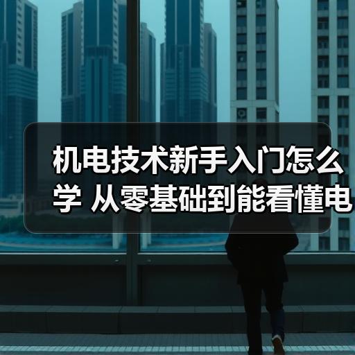 机电技术新手入门怎么学 从零基础到能看懂电路图的路径
