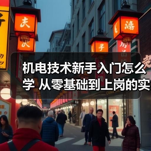 机电技术新手入门怎么学 从零基础到上岗的实操路径