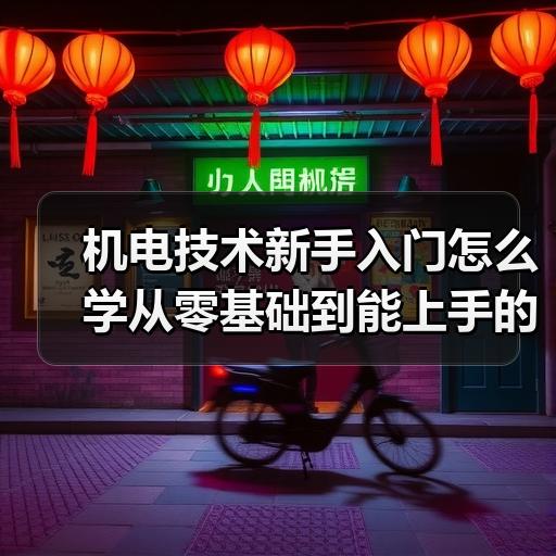 机电技术新手入门怎么学从零基础到能上手的关键步骤