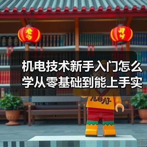 机电技术新手入门怎么学从零基础到能上手实操